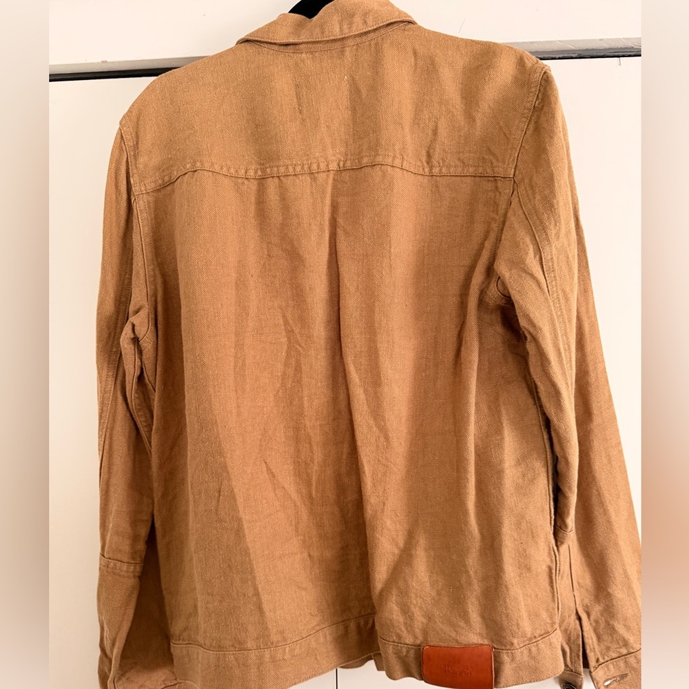 Billy Reid Linen Trucker’s Jacket - Picture 2 of 6